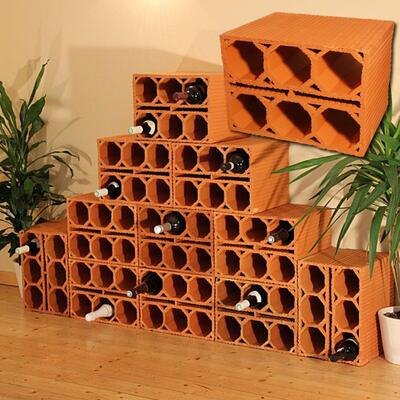 Produktbild f�r 'Weinregal NIMES aus Ton'