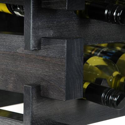 Produktbild f�r 'Weinregal-Module CASANOVA-10, Schiefer, 3 Reihen � 10 Fl.'