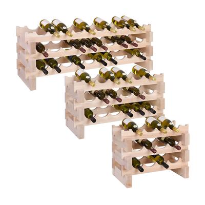 Produktbild f�r 'Weinregal CASANOVA - Natur aus Buchen-Holz'