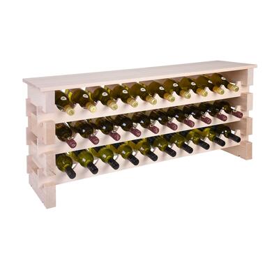 Produktbild f�r 'Weinregal CASANOVA - Natur aus Buchen-Holz'