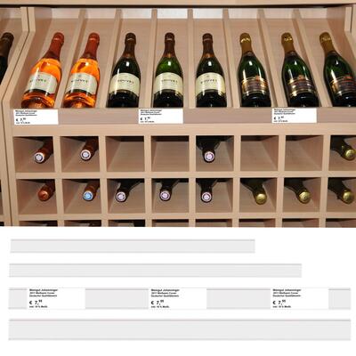 Produktbild f�r 'Scannerschienen zur Regalauszeichnung, 6er Set'