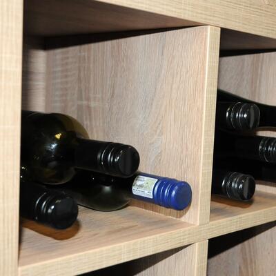 Produktbild f�r 'Weinregal-System CAVEPRO aus Holz im Dekor Eiche hell'