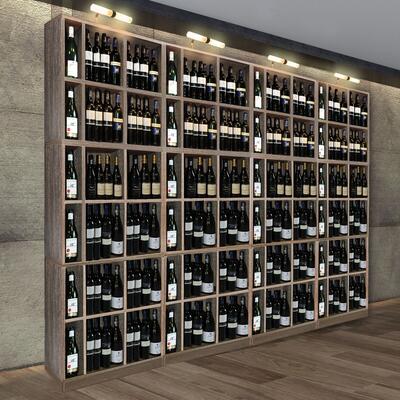 Produktbild f�r 'Weinregal-System CAVEPRO aus Holz im Dekor Wenge'