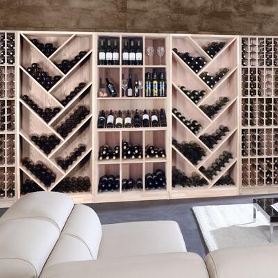 Produktbild f�r 'Weinregal PRESTIGE 11.1 und 11.2 aus massiver Eiche'