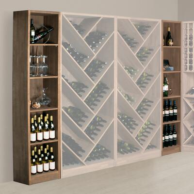 Produktbild f�r 'Weinregal PRESTIGE 10, Eichen-Holz braun gebeizt'
