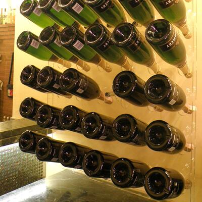 Produktbild f�r 'Acryl-Weinregal / Wandregal VARESE'