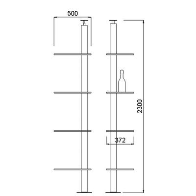Produktbild f�r 'Weinregal / Pr�sentationsst�nder CAMPANILE'
