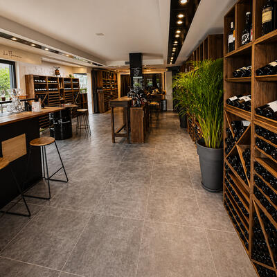Produktbild f�r 'Weinregal-System VINVARIO, 60 cm, Kiefernholz&nbsp;braun gebeizt'