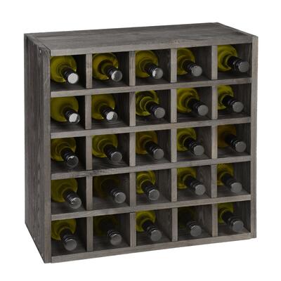 Produktbild f�r 'Weinregal 52 cm, Modul Karo, tobacco'