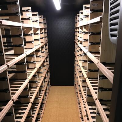 Produktbild f�r 'CAVISPACE 900 Klimaschrank f�r 900 Fl., schwarz'