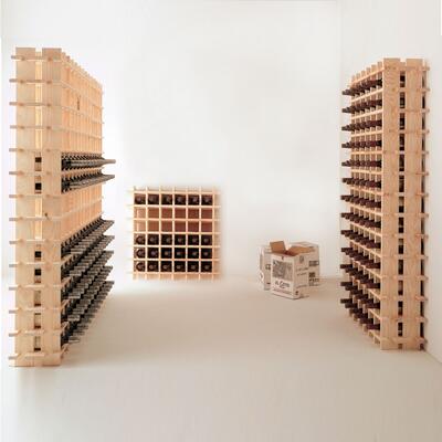 Produktbild f�r 'Weinregal-System PRIMAVINO - Modular, Holz natur'
