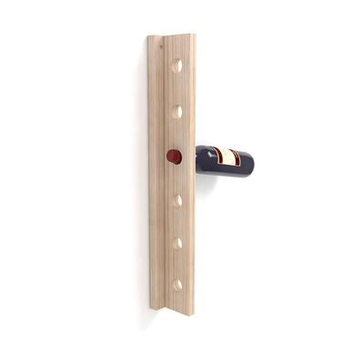 Produktbild f�r 'Wand Weinregal PORTO aus Holz natur'