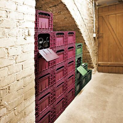 Produktbild f�r 'Weinregal WEINBOX, rot, 6er-Set'