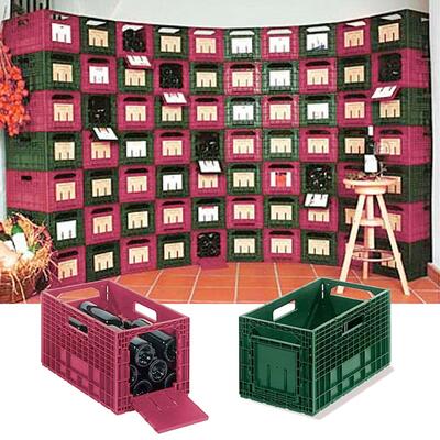Produktbild f�r 'Weinregal WEINBOX, gr�n, 6er-Set'