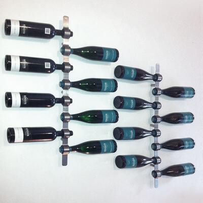 Produktbild f�r 'Weinregal & Flaschen-Wandregal CADENA'