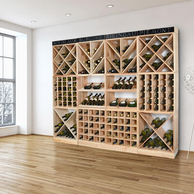 Produktbild f�r 'Weinregal-System VINVARIO 60 cm aus Kiefern-Holz natur'