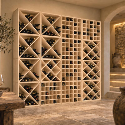 Produktbild f�r 'Weinregal-System VINVARIO 52 cm, aus Kiefernholz natur'