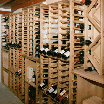 Produktbild f�r 'Weinregal-System PROVINALIA - modulares Weinregal-System aus Kiefern-Holz'