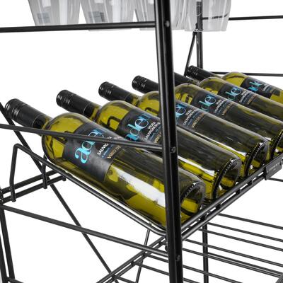 Produktbild f�r 'Weinregal-System LA CAVE aus Metall, H 90 cm'