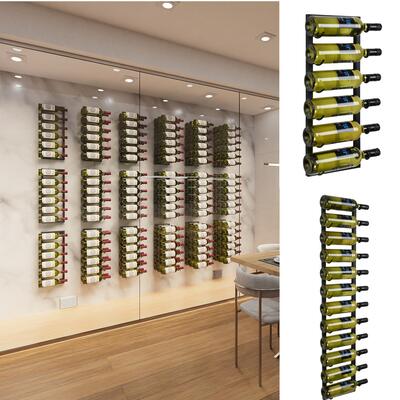 Produktbild f�r 'Wand-Weinregal HANG UP SINGLE aus Metall'