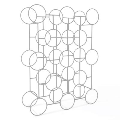 Produktbild f�r 'Metall-Weinregal CIRCOLO, silber'
