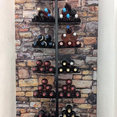 Produktbild f�r 'kl. Wein-Wandregal Wine Tree'