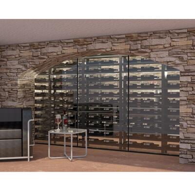 Produktbild f�r 'Metall-Weinregal BLACK PURE, Modell 7, schwarz pulverbeschichtet'