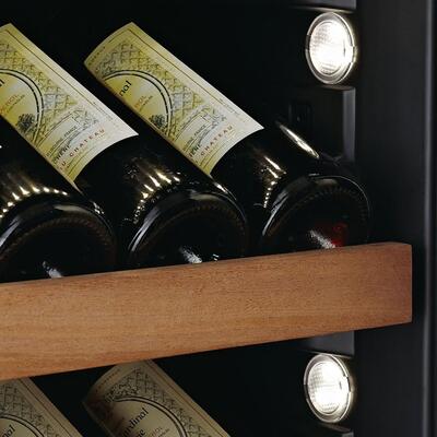 Produktbild f�r 'Zweizonen Weink�hlschrank WLB-460DFLD-Mix, 172cm, 124-163 Fl.'
