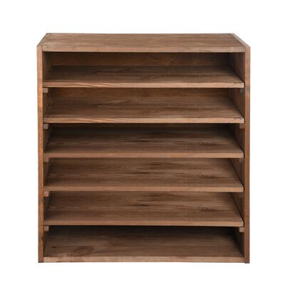 Produktbild f�r 'Weinregal 60 cm, Modul LINEA, Kiefernholz braun gebeizt'