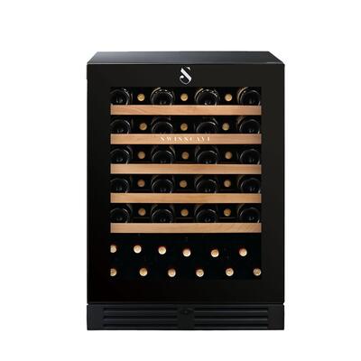 Produktbild f�r 'Einzonen Weink�hlschrank WLB-160F, 82cm, 55 Flaschen'