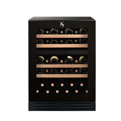 Produktbild f�r 'Zweizonen Weink�hlschrank WLB-160DF, 82cm, 45 Flaschen'