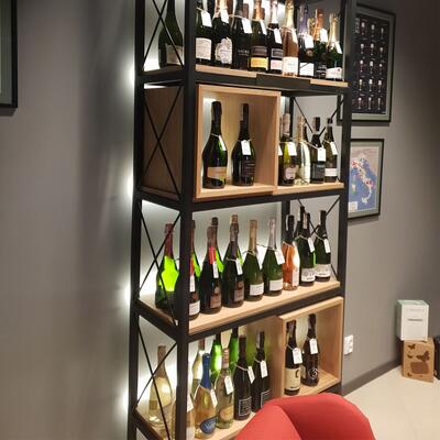 Produktbild f�r 'STYLE Weinregal aus Holz-/Metall-Mix'