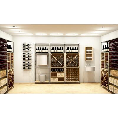 Produktbild f�r 'Weinregal-System BLACK PURE SUPREME'