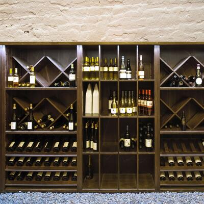 Produktbild f�r 'Weinregal-System Piemont, Eichenfunier, dunkelbraun'