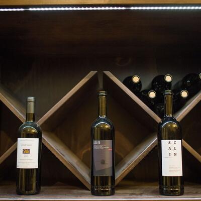 Produktbild f�r 'Weinregal-System Piemont, Eichenfunier, dunkelbraun'