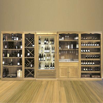 Produktbild f�r 'Weinregal-System Barolo, Tannenholz, hellbraun'