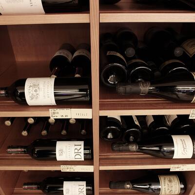 Produktbild f�r 'Weinregal-System Piemont, Tannenholz, Nuss/ mittelbraun'