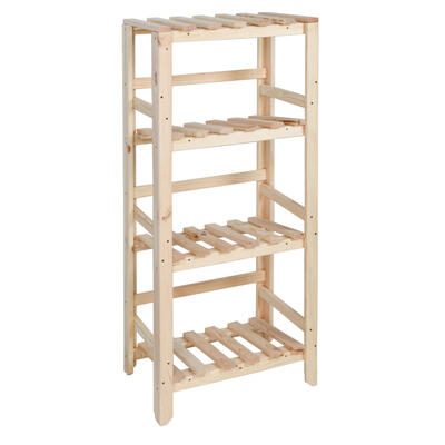 Produktbild f�r 'Getr�nkekisten-Regale aus Holz mit Abdeckplatte, Kiefer natur'