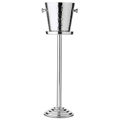 Produktbild f�r 'Wein-/Sektk�hler CAPRI mit St�nder, silberfarben'