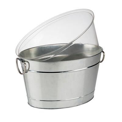 Produktbild f�r 'Flaschenk�hler TIN, siberfarben'