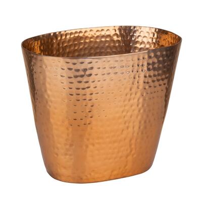Produktbild f�r 'Wein-/Sektk�hler oval, Kupfer-Look, geh�mmert'