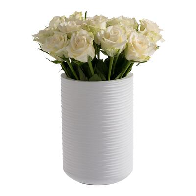 Produktbild f�r 'Flaschenk�hler ELEMENT aus Beton, wei�'