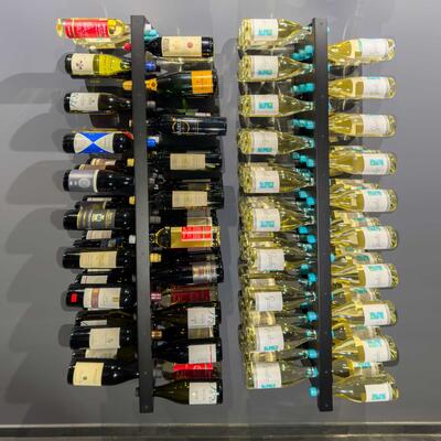 Produktbild f�r 'Metall-Wandweinregal SICILIA'