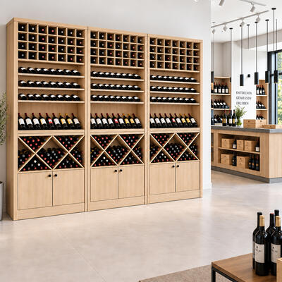 Produktbild f�r 'Weinregal PRESTIGE NOVO Eichen-Holz Natur'