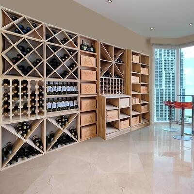 Produktbild f�r 'Weinregal-System VINVARIO, 60 cm, Eiche natur'