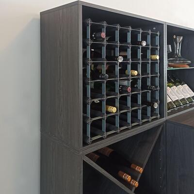 Produktbild f�r 'Regalmodul mit 9 F�chern, Esche graphit'