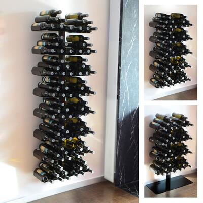 Produktbild f�r 'Design Wand-Weinregal WINE TREE aus Metall'