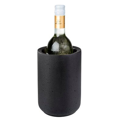 Produktbild f�r 'Flaschenk�hler ELEMENT aus Beton, schwarz'