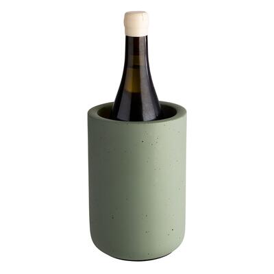 Produktbild f�r 'Flaschenk�hler ELEMENT aus Beton, gr�n'