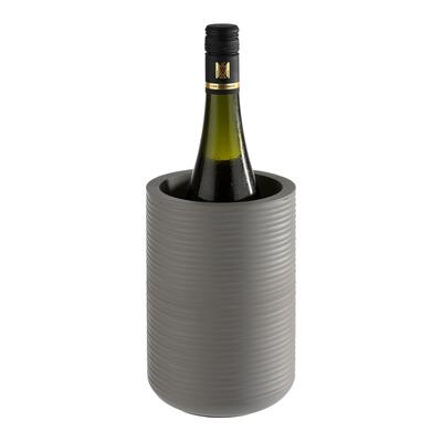 Produktbild f�r 'Flaschenk�hler ELEMENT aus Beton, hellgrau'